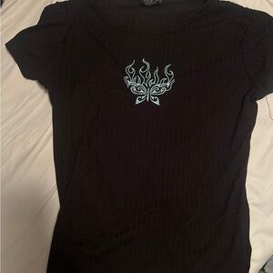 Rue21 Black Short Sleeve Tee